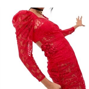 For love and lemons kana midi dress